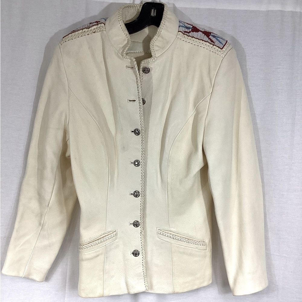 Vintage Leather Jacket Size 8